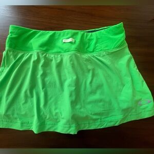 Oakley Neon Green Women’s Athletic Skort Size Small